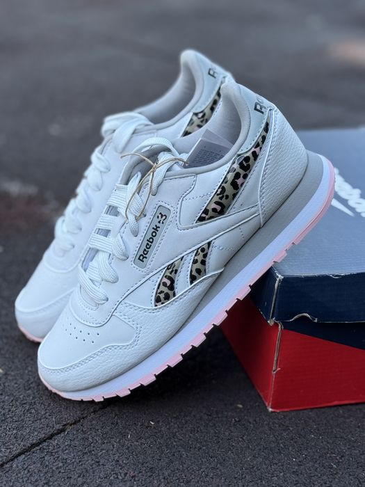 Reebok Classic Leather leopard кросівки шкіра
