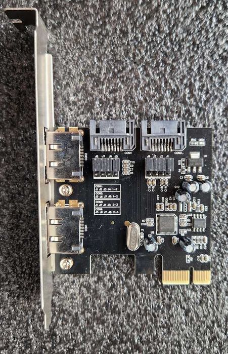 PCI-Express para 2 x SATA3.0 e 2 x ESATA3.0