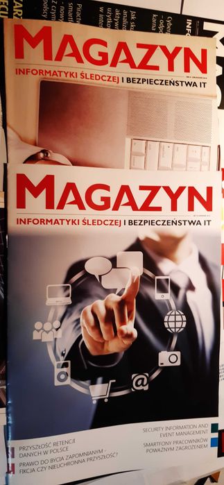 stare gazety czasopisma Magazyn informatyki śledczej 6 szt.