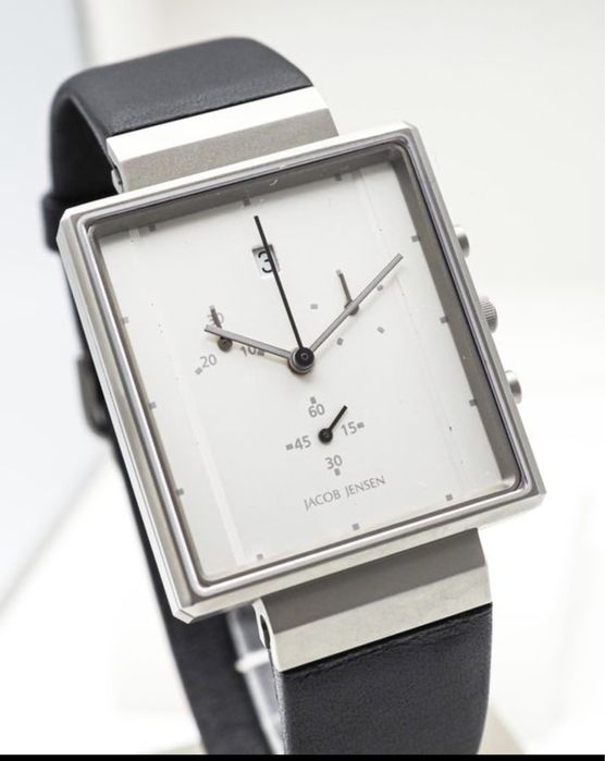 Jacob Jensen Rectangular Watch 806 Chronograph64751002829954120