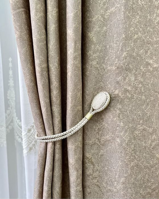 Штори льон мрамор рагошка люкс, шторы мікровелюр, блекаут гардини