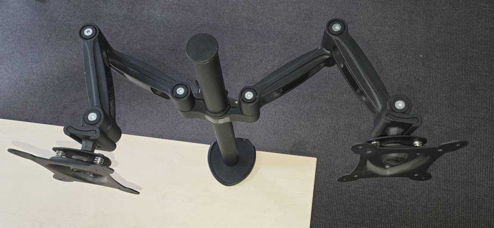 4World Uchwyt LCD/TV biurkowy na dwa monitory do 27" model 07641