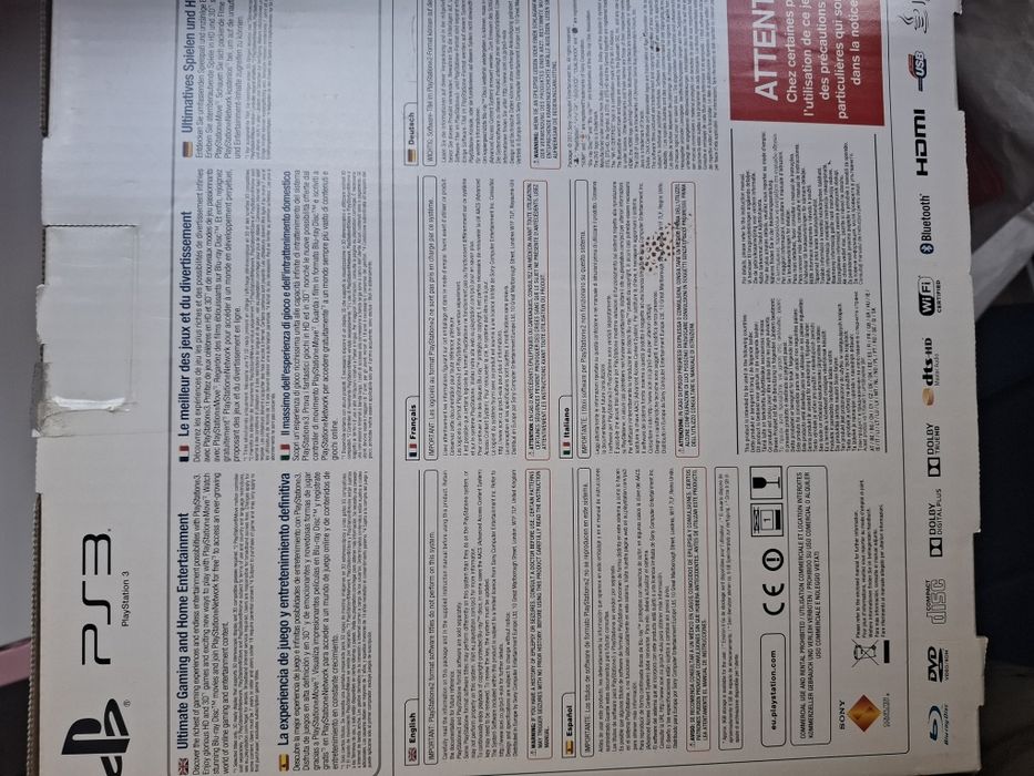 PS3 super slim com caixa original