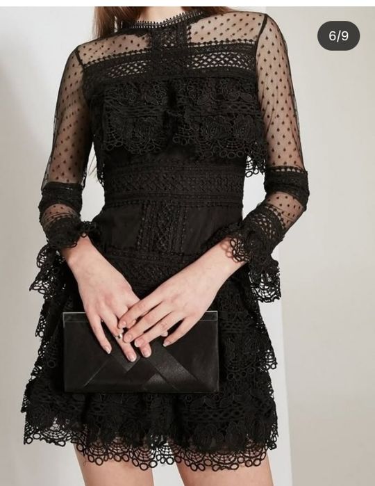 Плаття чорне міні S