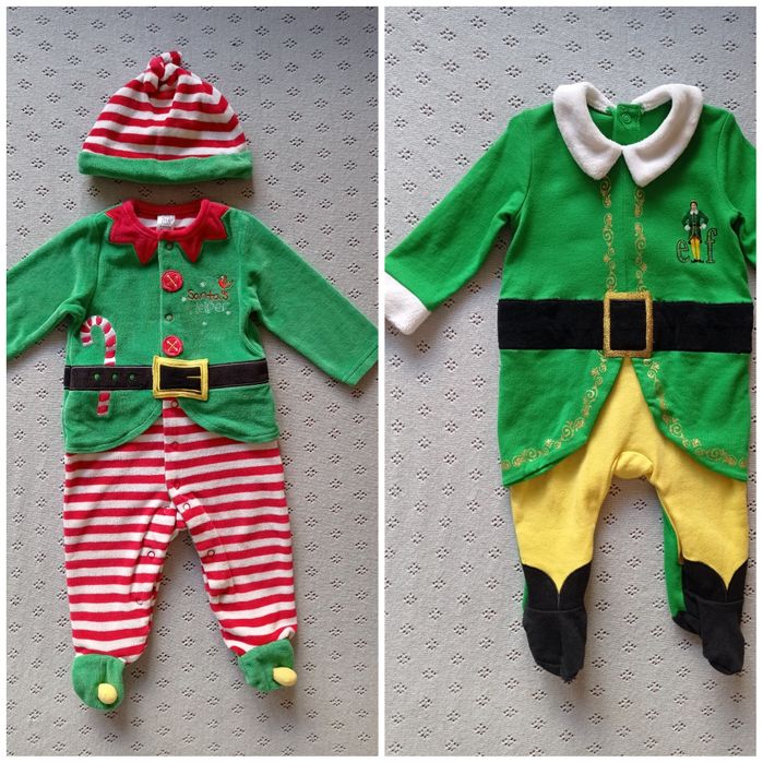 Костюм Эльф, слип, человечек на 3-6 месяцев, рост 62-68 см