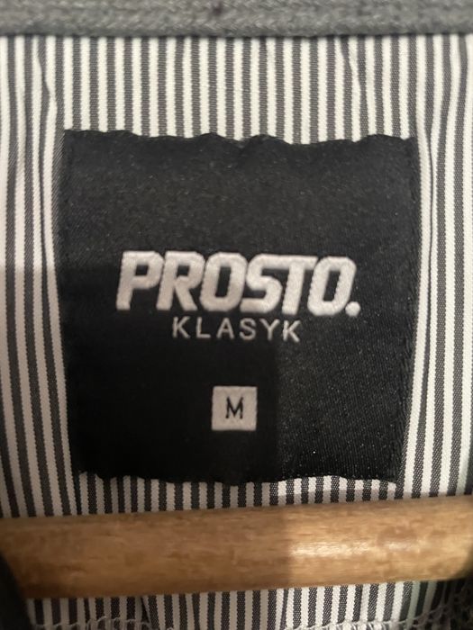 Bluza rozpinana PROSTO each grey Klasyk na zamek baseballówka