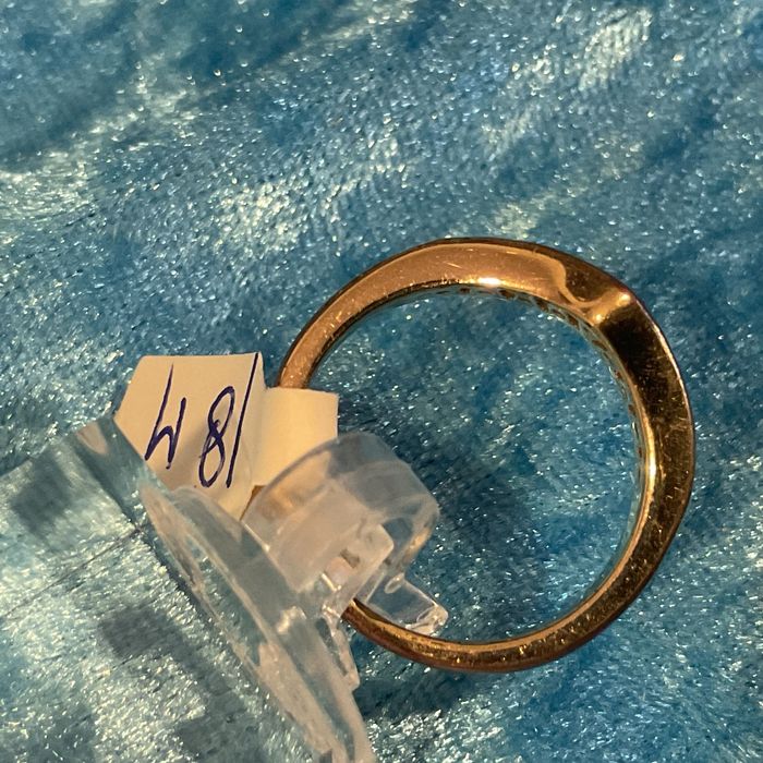 Anel prata banho ouro T,18 mm / outros anúncios abaixo