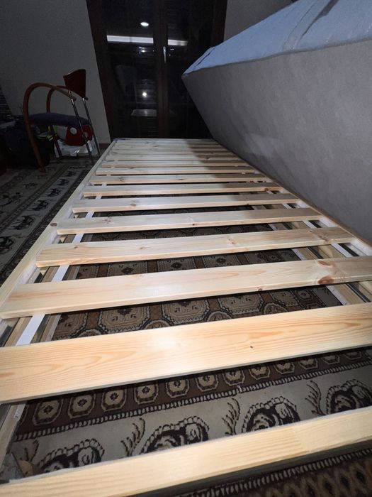 Conjunto cama ESPEVÄR + colchão VESTERÖY