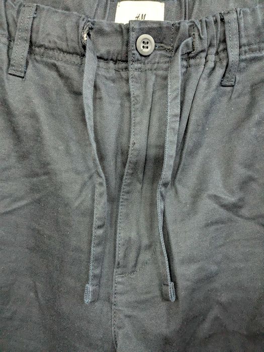 H&M spodnie relaxed fit granatowe rozm. L
