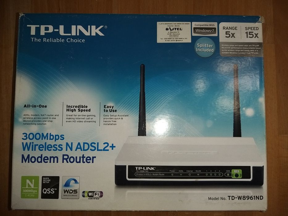 Modem Router TP-link TD-W8961ND