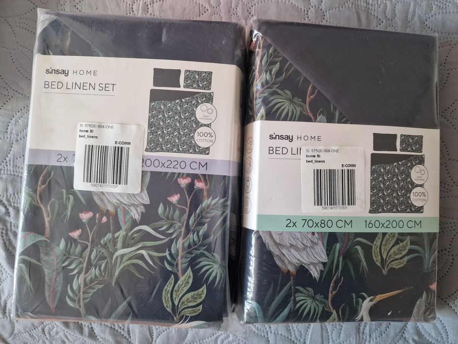 Постельное простынь  на резинке простыня пододеяльник  Sinsay Jysk Ike