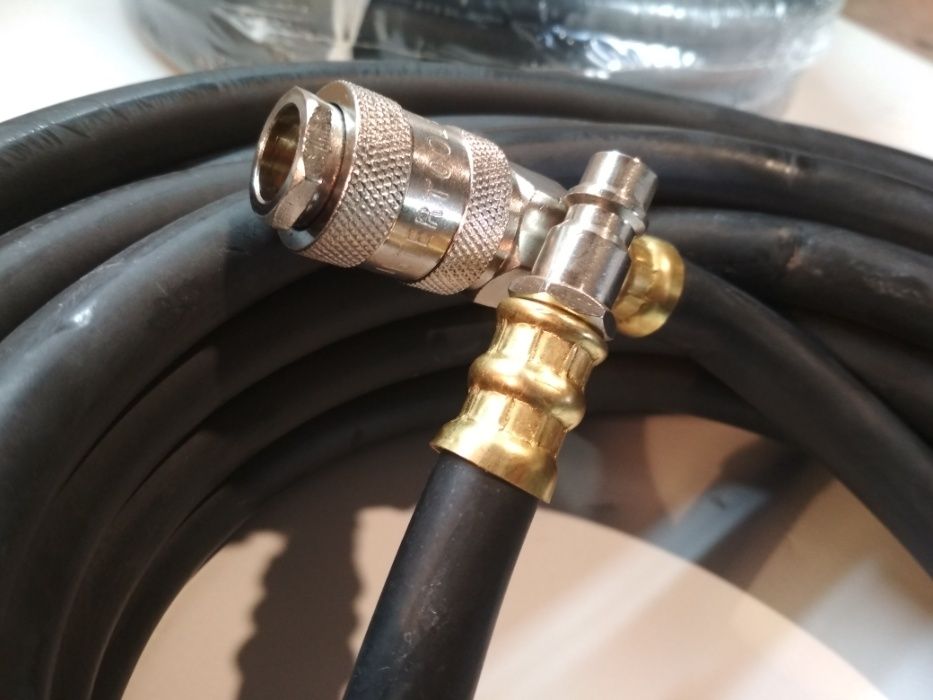 Шланг гумовий повітряний, підкачка, INTERTOOL  20атм, 8x15мм, 10х17мм