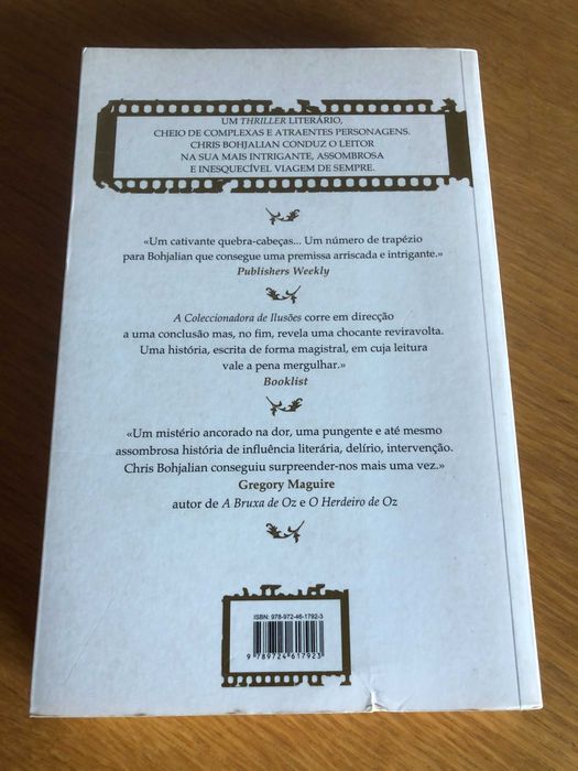 A coleccionadora de ilusões    CHRIS BOHJALIAN