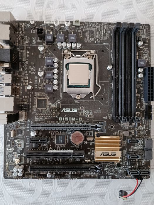 Плата Asus B150M-C + Intel xeon E3-1270v5+SK Hynix ddr4 8gb