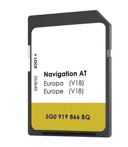 Cartao sd com gps para GOLF 7 ano (2012-2017) MIB1