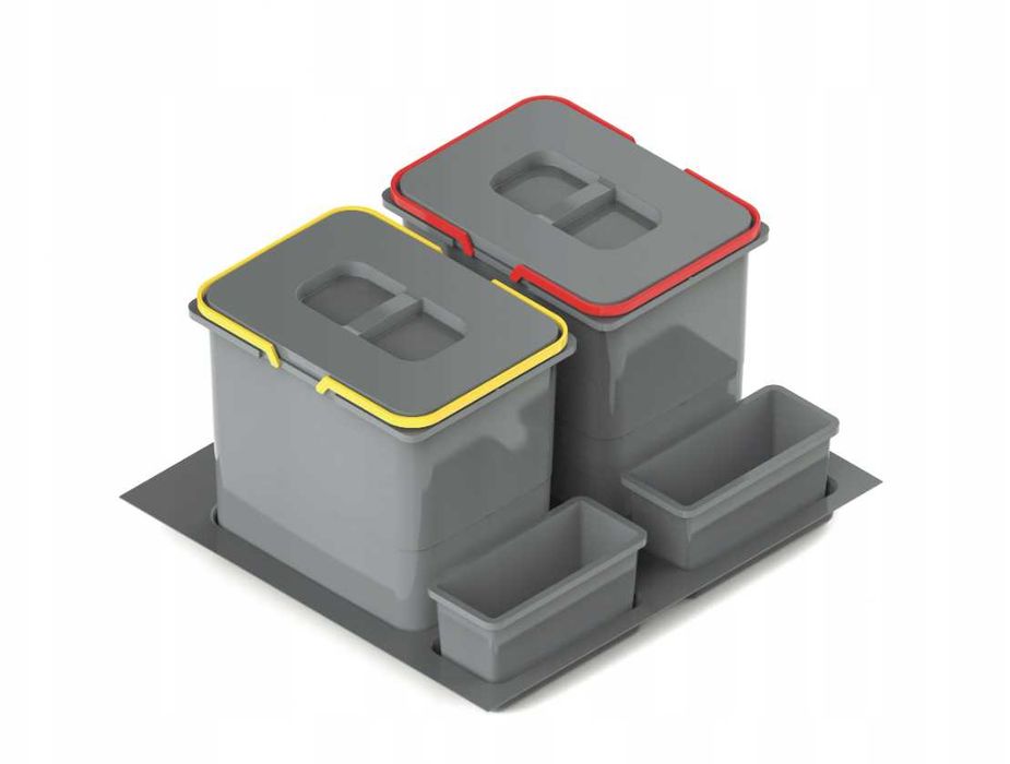 Sortownik odpadów do szuflady 600 mm Rejs Praktiko 2x15 L