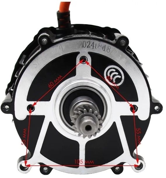 безщітковий мотор 1500w 40H постійна напруга DC 48-60V