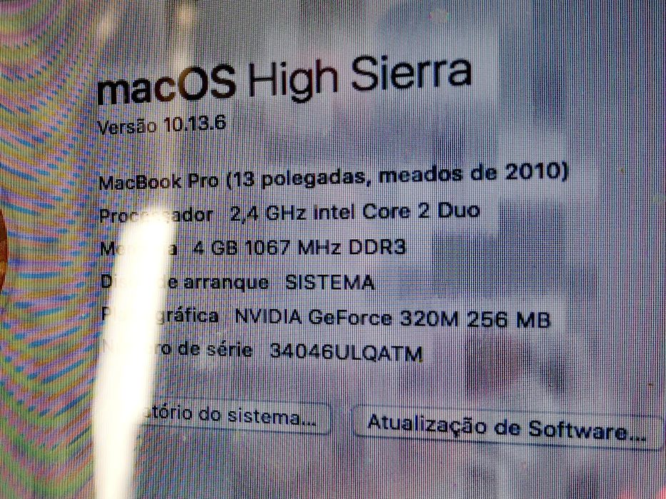 MacBook pro de 2010 meados de