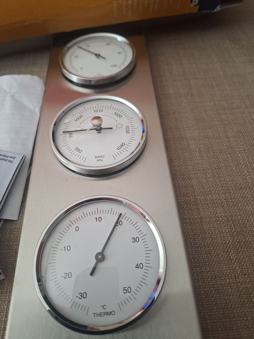 TFA Dostmann Analogowa stacja pogodowa, stalowa-Nowa.