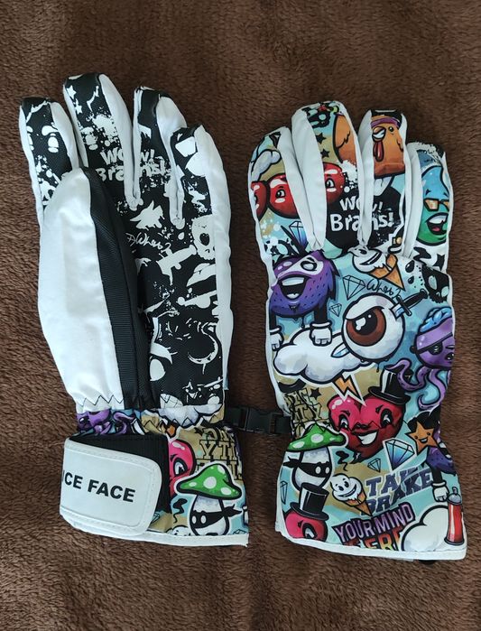 Сноубордические лыжные перчатки Nice Face.