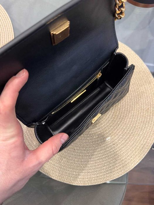 Сумка крос-боді жіноча з натуральної шкіри Tory Burch Чорна (Ebay)