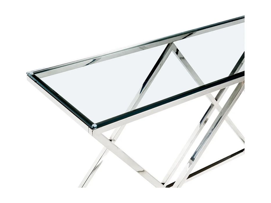 Konsola Designerska Primavera Home szklo hartowane, stal