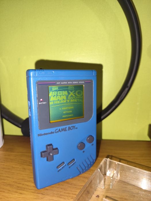 Gameboy azul +2 jogos