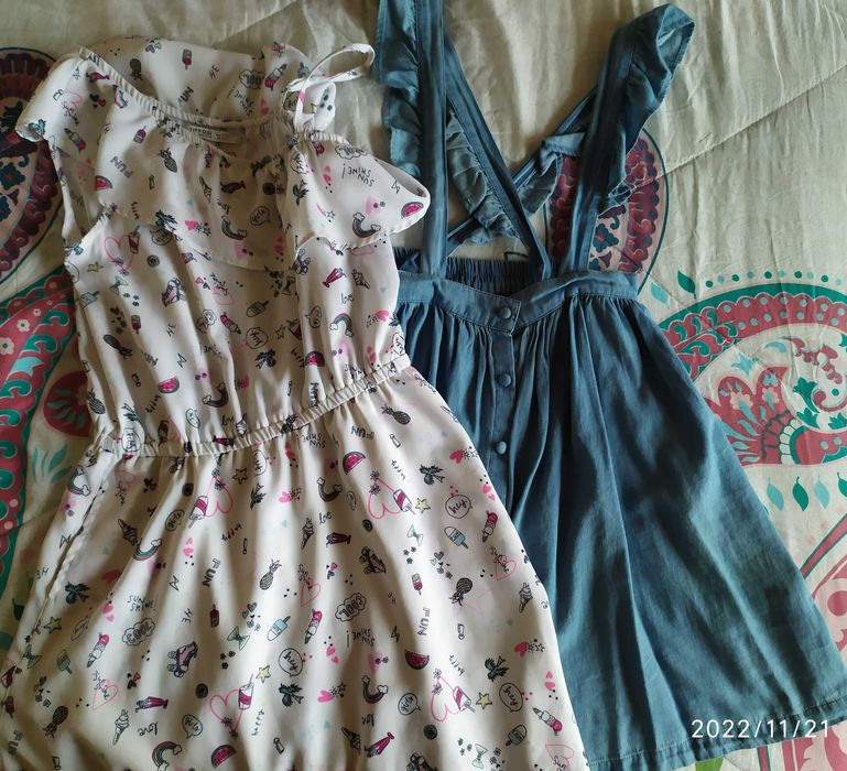 Pack, vestidos, calças e casaco