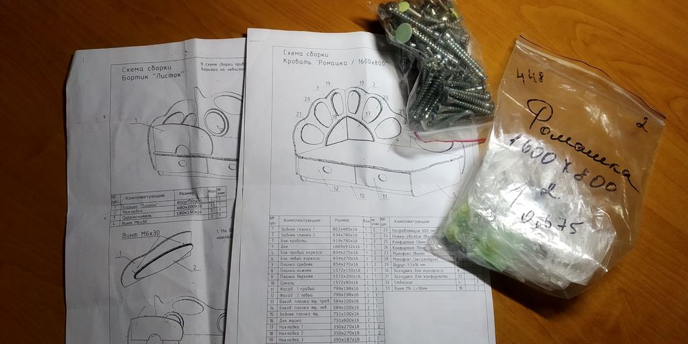 Детская кровать Ромашка