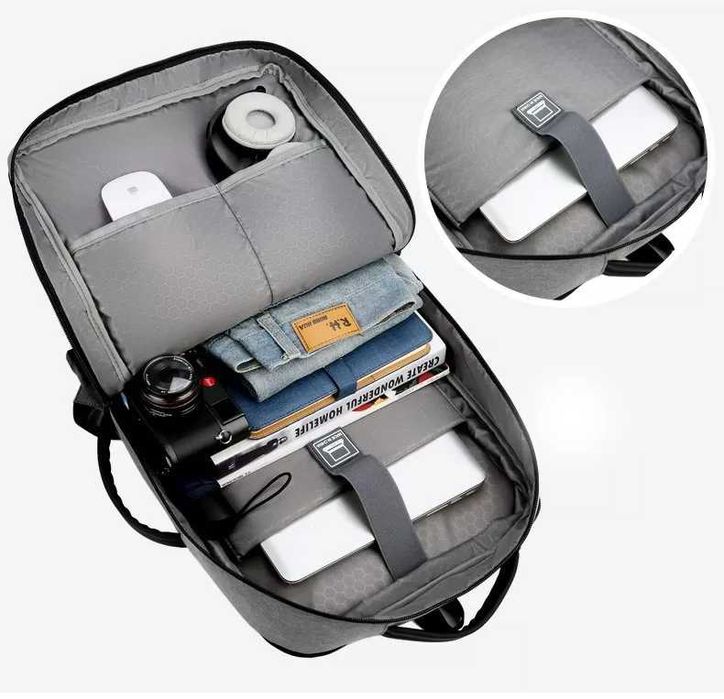 Рюкзак-валіза Norden 1880 Чорний Міський чоловічий з розширенням