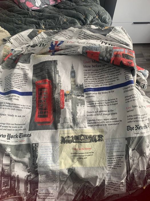 Постіль євро, простирадло ЮСК на резинці+півковдра