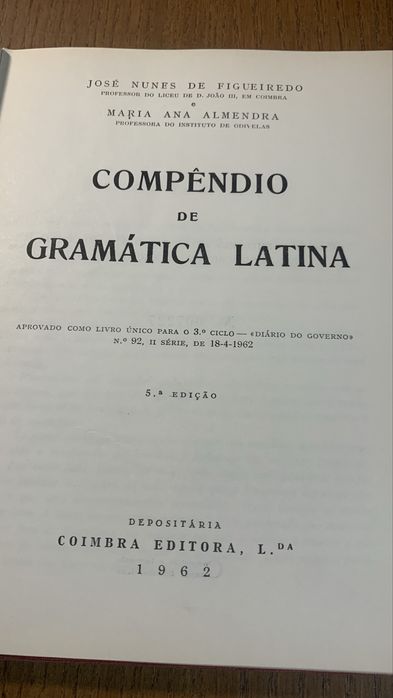 Compêndio de gramática latina