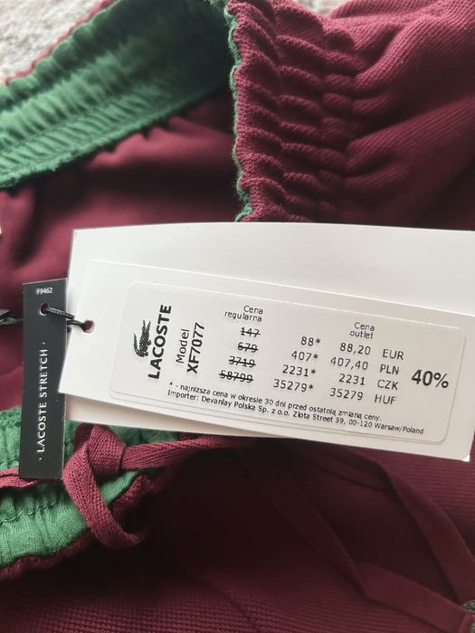 Spodnie dresowe Lacoste