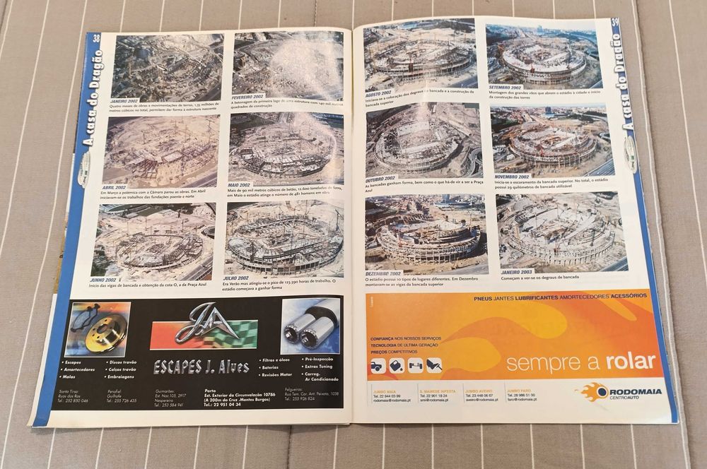 Revista O Jogo A Casa Dragão + Fotos Gigantes Estádio Plantel Ano  FCP