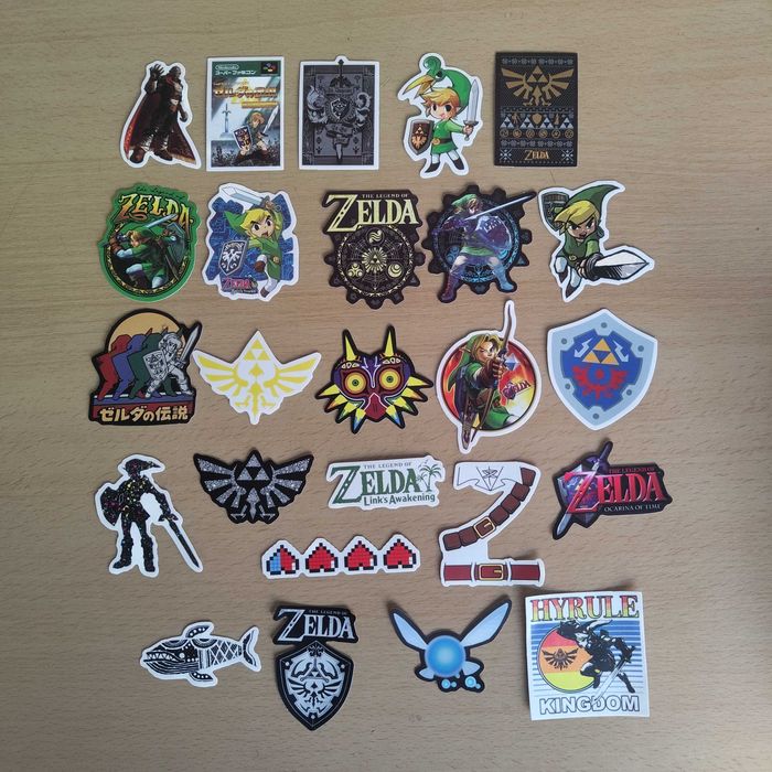 50 Autocolantes Stickers Legend Of Zelda