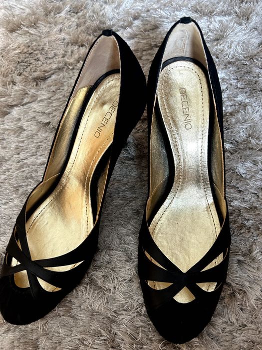Sapatos pretos Decenio – elegantes e sofisticados! Tamanho 37