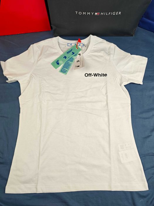 Koszulka damska tshirt Off White kolory krótki rękaw premium S-XXL