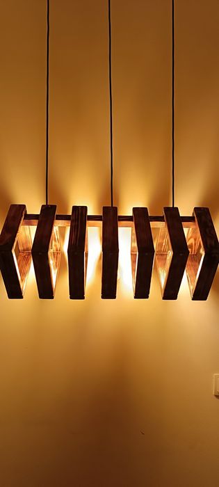 Sprzedam ekskluzywny żyrandol drewniany