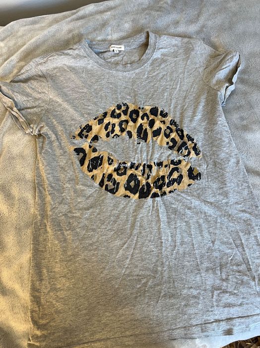 T-shirt / koszulka / bluzka z krótkim rękawem szara | buziak/całus