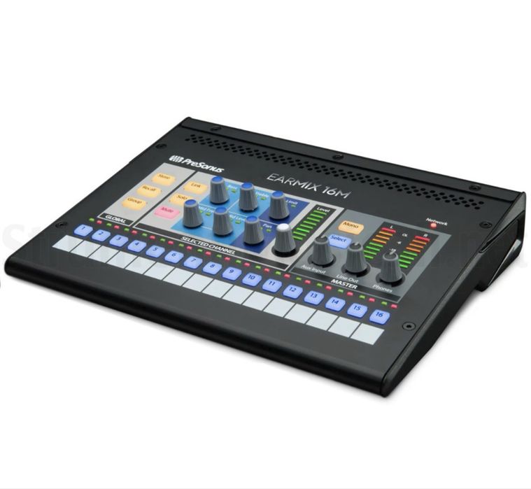 Monitores pessoais PreSonus EarMix 16M + Switch PoE — Novos