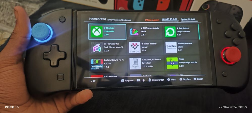 Switch oled DESBLOQUEADA 256g