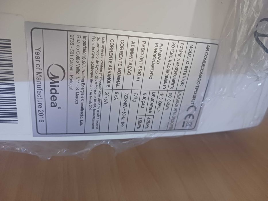 vendo 2 aparelhos interiores de AC Midea