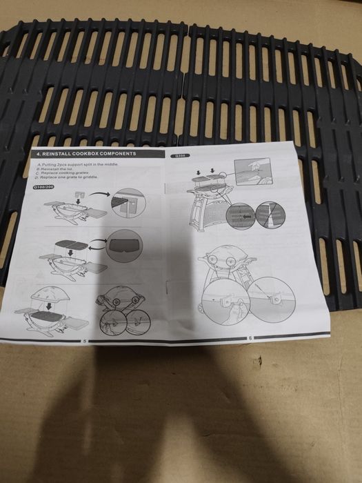 Żeliwny ruszt do grilla weber Q200