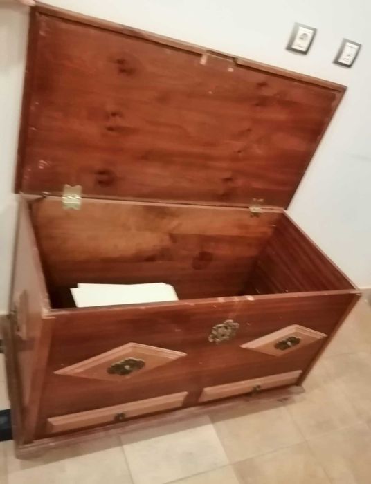 Arca de madeira _ Antiguidades