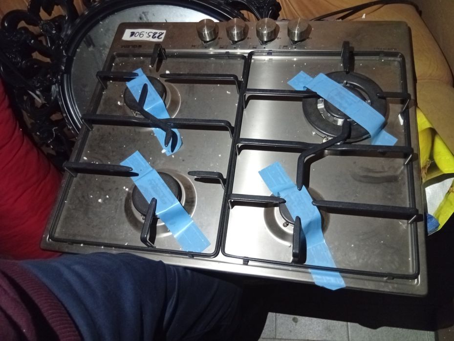 Placa a gás Glem GT685IX