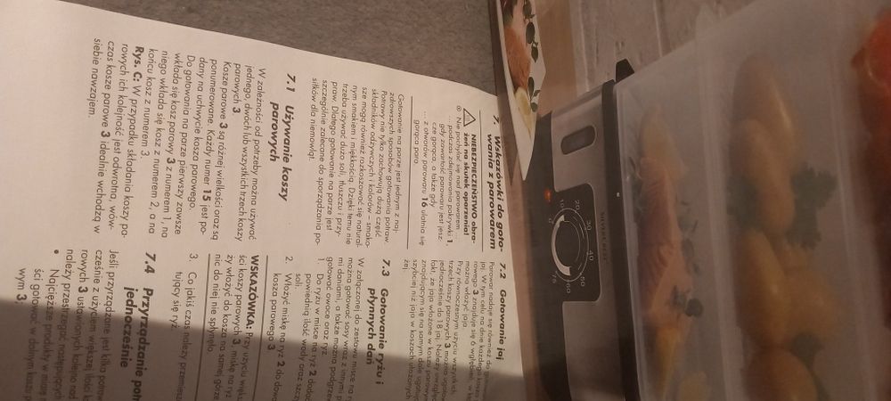 Gotuj zdrowo - na parze- Parowar firmy SILVERCREST  950 W bez oleju i