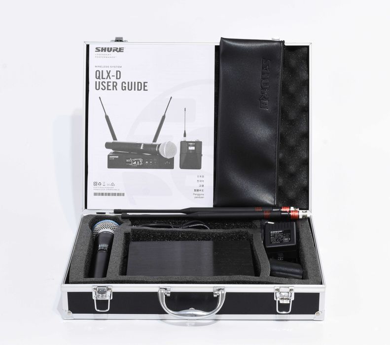 Shure QLXD BETA58A радіосистема мікрофон (slx blx ulxd sm58 glxd qlxd)