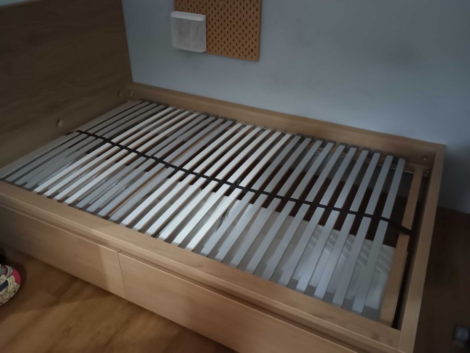 Łóżko Malm (IKEA) 120x200 4 szuflady bez materaca