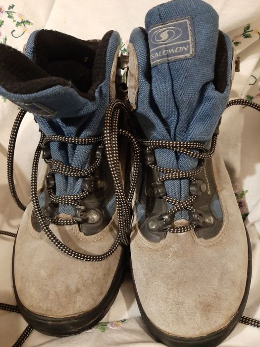 buty gorteksy, niebieskie, SALOMON