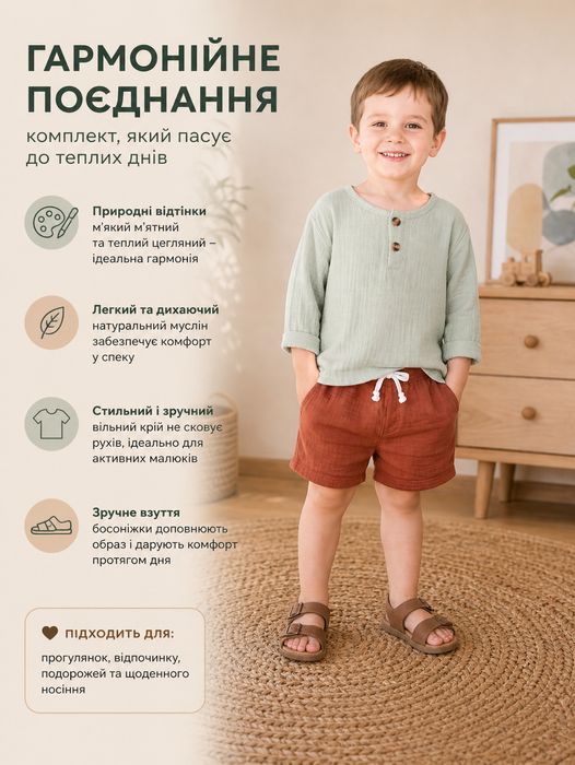 Літні костюми та комплектина 86,92 см